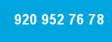 920 952 76 78 920 952 76 78